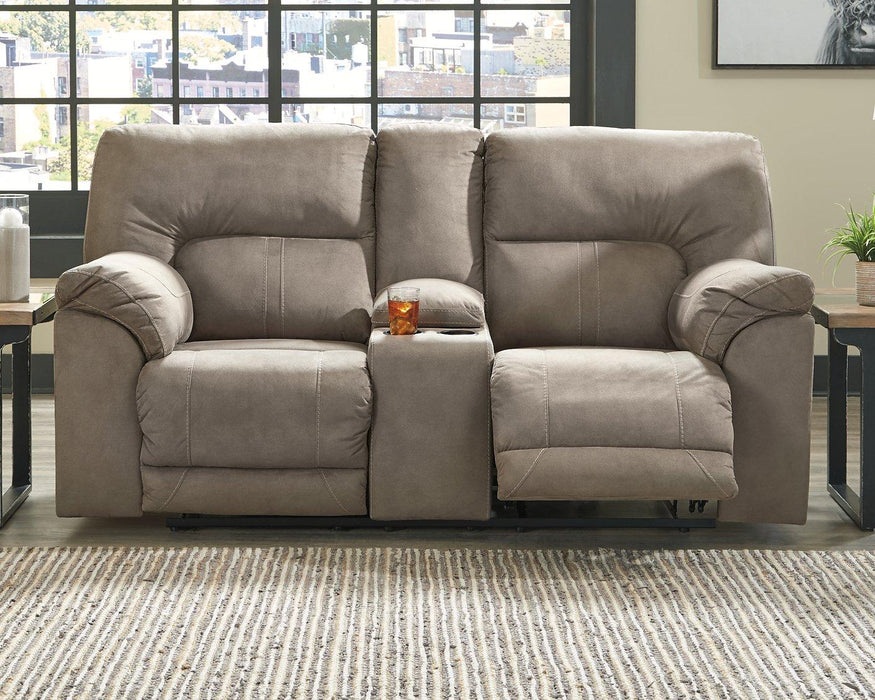 Cavalcade Power Reclining Loveseat with Console