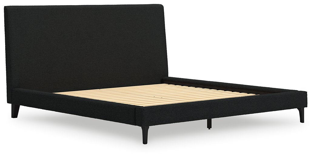 Cadmori Upholstered Bed with Roll Slats